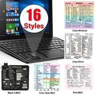 Computer Keyboard Shortcut Reference Sticker DIY Self Adhesive for Laptop PS Word Excel Clear Shortc