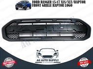 Front Grille Car Grill Guard Black & Red For FORD RANGER 2015 2016 2017 XLS/XLT RAPTOR