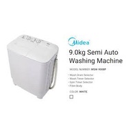 Midea (9kg/11kg ) Semi Auto Washing Machine Mesin Basuh Manual MSW-9008P