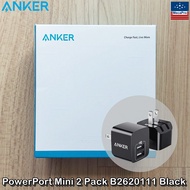 Anker® PowerPort Mini 2 Pack แองเคอร์ หัวชาร์จเร็ว แพ็ค 2 อัน หัวชาร์จ อะแดปเตอร์ ขนาดเล็ก ปลั๊กพับไ