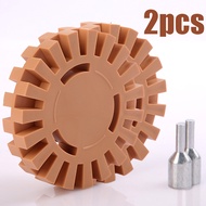 4" 100mm Rubber Eraser Wheel Pad Rubber Disk Decal Eraser Wheel Car Sticker Remover Paint Cleaner Ca