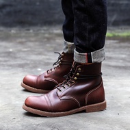 Ami Khaji 8111 Men Women Overalls Shoes Retro Vintage Trendy Shoes Replica Paratrooper Boots Martin 