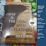 Max Porter GRIEF IS THE THING WITH FEATHERS English Book (New) Faber