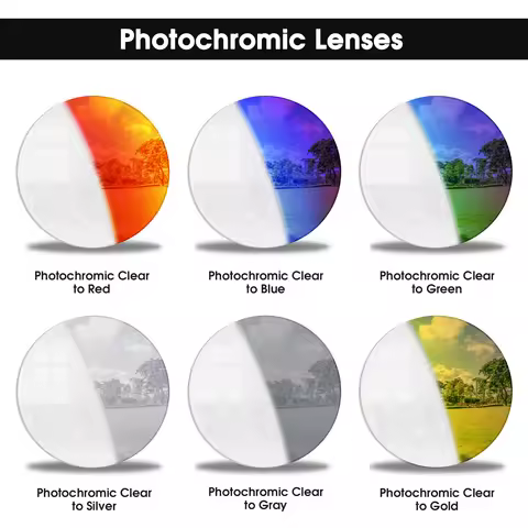 OOWLIT Photochromic Customize Prescription Optical Lenses Compatible with RayBan Meta Wayfarer RW400