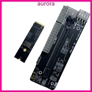 Aur Laptop eGPU Oculink M 2 NVMe External Graphics Card Adapter GPU Dock PCIE 4 0 X4 Gen4 External Bracket Power Adapter