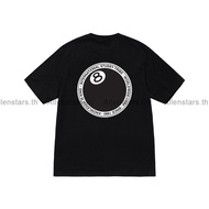 STUSSY 8 BALL DOT T-SHIRT BLACK
