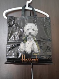 Harrods 騎士橋 狗狗圖案 購物袋