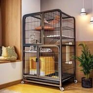 Cat Cage for Home Indoor Cat Villa with Toilet Integrated Cat Cage Extra Large Free Space Cat House 