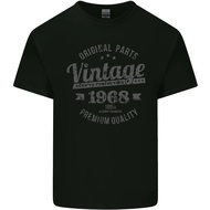 Vintage Year 56Th Birthday 1968 Mens Cotton T-Shirt Tee Top
