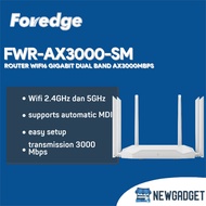 FOREDGE FWR-AX3000-SM ROUTER WIFI6 GIGABIT DUAL BAND AX3000MBPS