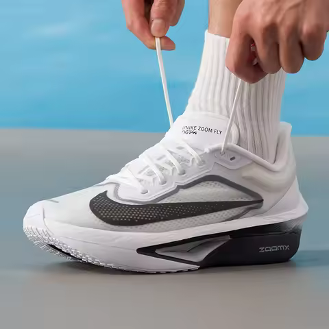 Nike Men's Sports Shoes Zoom Fly 6 Lightweight Rebound Running Shoes Comfortable Fitness Long-Distan