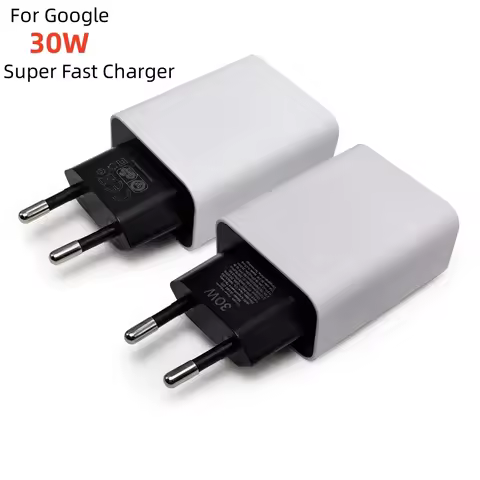 For Google Pixel 8 Pro 30W Super Fast Charger EU/US Plug Quick Charger Fast Charging Adapter For Goo