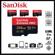 Sandisk Extreme Pro 4K Up to 200MB/s MicroSD Card With Adapter MEMORY CARD (128GB/256GB/512GB/1TB) S