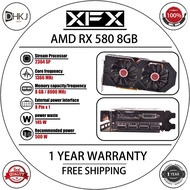USED XFX RX 580 8GB 2304SP Graphics Cards 8GB ETH AMD Radeon RX580 Ethereu Video Screen Cards GPU De