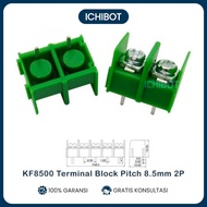 HIJAU KF8500 Terminal Block Fence Pitch 8.5mm 2P - Green