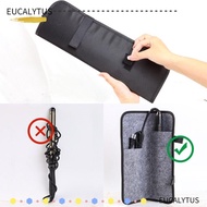 EUTUS Hair Straightener Storage Bag, Nylon Hair Styling Tool Curling Iron Carrying , Convenient Easy Carrying Black Curler Curler Iron Pouch Travel