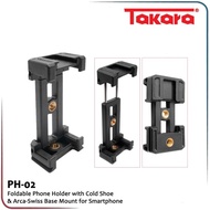 HP Takara PH-02 Foldable Mobile Phone Holder Cold Shoe Holder