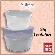***READY STOCK* 5PCS Big Container with Lid - Disposable Plastic Food Box SQ 5 / MSE 2300 / FC 3000