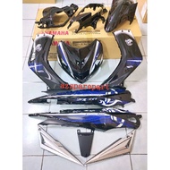 COVERSET YAMAHA 135 LC V1 ORIGINAL HLY BATIK HITAM BIRU