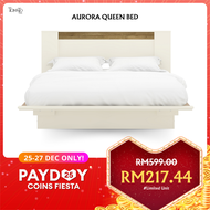 Queen Bed - AURORA Series - 1 Color - Katil Queen - Katil Kayu