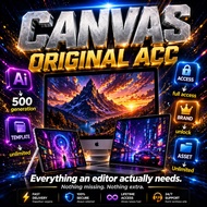[[ LIFETIME guaranteed ]] canva tutorial ebook + pro's acc + unlimited asset + customer support 100%