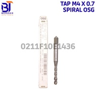 MESIN OSG Tap Manual Tap Machine M4 x 0.7 STD Spiral Tap bolt 7 Not Yamawa