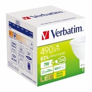 威寶 - Verbatim LED 射燈 MR16 GU5.3 (7W 暖白光 2700K) LED射膽 LED射燈 LED杯膽 LED燈膽 LED燈泡