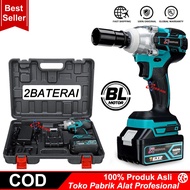 Coofari 895N.m 25800mAH Electric Brushless 588VF Cordless Impact Wrench With 2 Batteries and Plastic