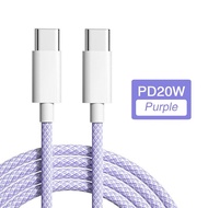 100W Type C To Type C Cable For Macbook Samsung Xiaomi PD Fast Charging Charger Wire Cord Type C USB