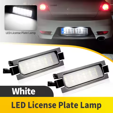 2PCS Rear LED License Plate White Lamp Bulb For Hyundai i30 (GD)2011-2019 I30 CW (GD) 2012-2019 I30 