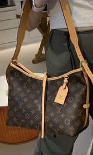 全新現貨lv LOUIS VUITTON LV CarryAll PM Monogram 帆布手袋 M46203