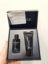 Dior Sauvage 曠野男士旅行香水護理2件套禮盒（濃香EDP 10ml +沖涼液20ml)