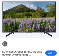 Sony 65吋電視機