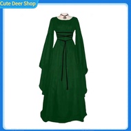 Cute Dark Style Dress Women Gothic Dress Victorian Gothic Witch Dress for Halloween Cosplay Party Fa