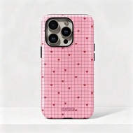 VESPOP Y2K double-layer shockproof phone case, glossy design, bright colors, compatible with iPhone 