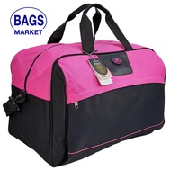 BagsMarket กระเป๋าเดินทาง Romar Polo กระเป๋าเดินทาง กระเป๋าถือ กระเป๋าสะพายไหล่ 20 นิ้ว Code R21043 Black (Pink)