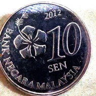 koin Malaysia 10 sen th 2012