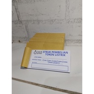 (100 SHEETS) PLN ELECTRICITY TOKEN RECEIPT PLN TOKEN PURCHASE RECEIPT PLN TOKEN ELECTRICITY TOKEN NO