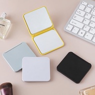 KS 2-Sided Square FoldingCermin Foldable Travel Makeup Mirror, Portable Makeup Mirror, Cool Mini Tra