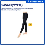 SASAKI Gymnastics Long Tights Black Stretch Training LeggingsDirect from JAPAN
