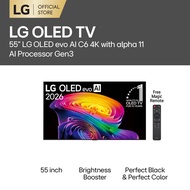 55 inch LG OLED evo AI C6 4K Smart TV 2026