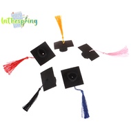 [lnthespringS] 1Pc Graduation Hat Mini Doctoral Cap Costume Graduation Cap with sels new