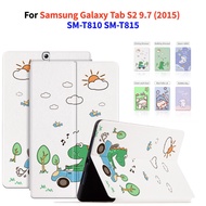For Samsung Galaxy Tab S2 9.7 Flip Leather Case SM-T810 SM-T815 T815Y SM-T813 T813N SM-T819 T819N T8