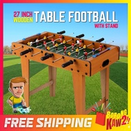 BKK 27 Inch Wooden Table Football Game With Stand Foosball Table Arcade Game Table Soccer Bola Footb