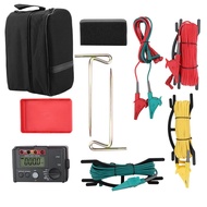 techsg Digital Earth Tester, Data Hold Accurate Storage Professional Tester  for Automotive
