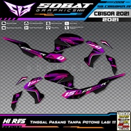 STRIPING CB150R 2021 STICKER VARIASI - STRIPING HOLOGRAM UV TRANSPARAN HONDA CB150R 2021 VIRAL