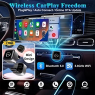 2025 new AI M5 Mini Carplay Adapter Wired to Wireless Apple Carplay Wireless Android Auto wireless d