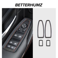 For BMW F20 F30 F30 F34 X1 F48 Made of Alcantara Window Switch Lift Panel Trim Performance Sticker C