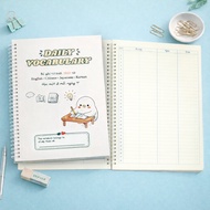 XO Vocabulary Notebook 3840 A4 Words Spring Spine Cream Paper 120 Pages Divided Columns Meaning Exam