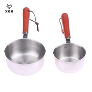 [XON] Mini Oil Pot 410 Stainless Steel Mini Hot Milk Pot Small Saucepan For Boiling Butter Melting P
